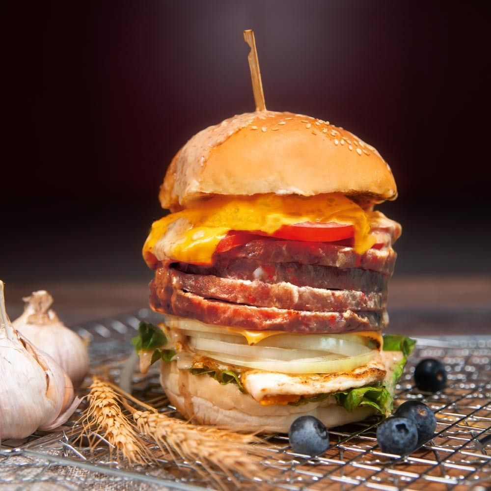 台灣豚肉(豬肉)漢堡排500g(5入)