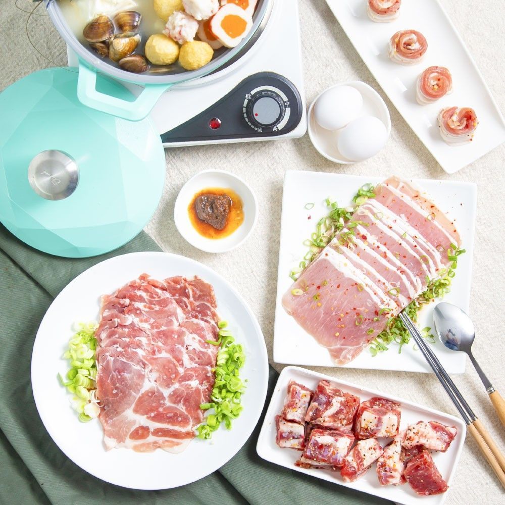 台灣豬梅花火鍋肉片250g