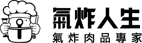 一家中餐館的黑白標誌,上面有一位廚師拿著鍋子。