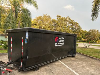 dumpster rental services by precision disposal