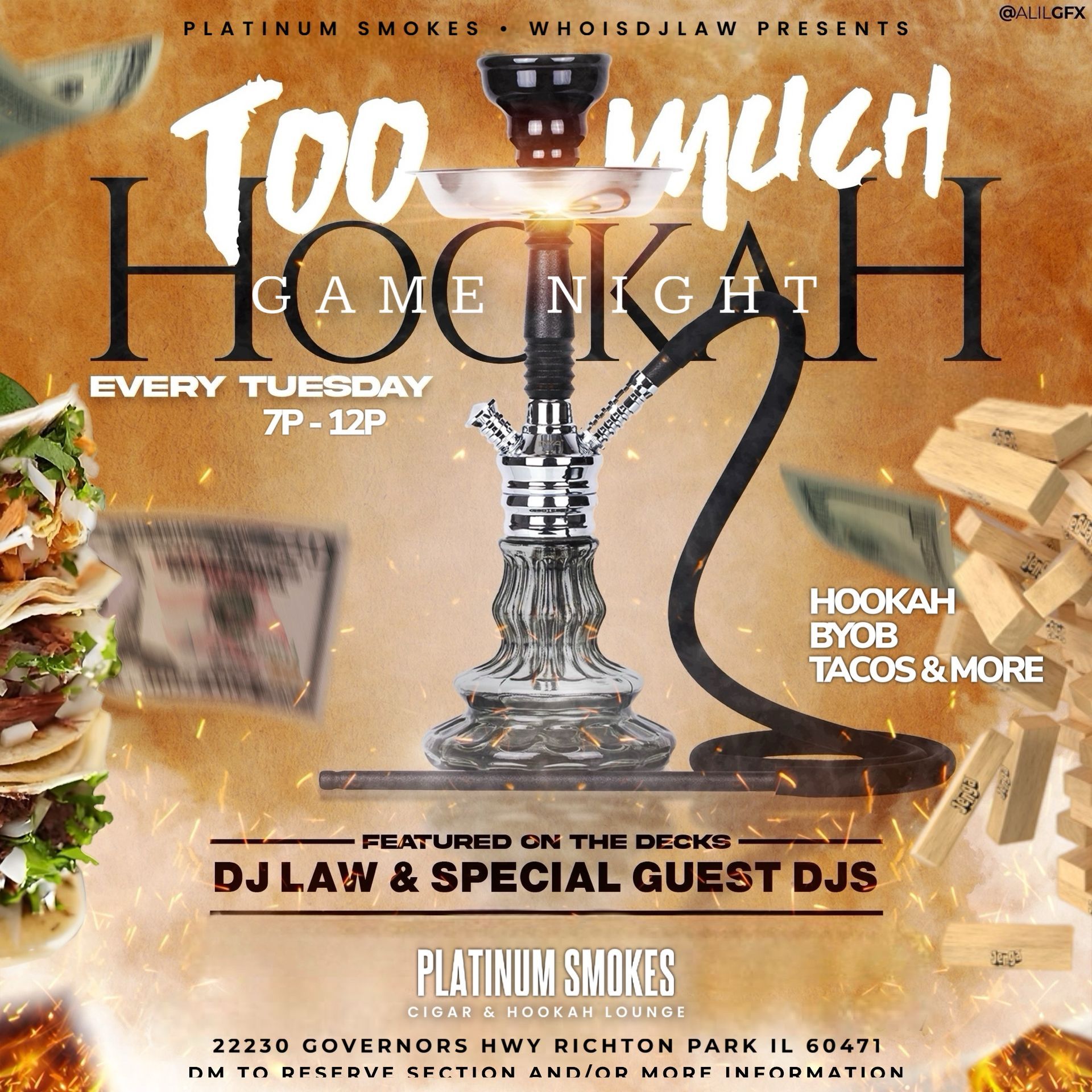 A person is holding a bowl of hookah tobacco in their hand.