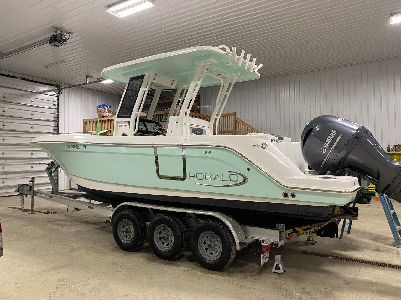 Green Boat Left Side View - Plain City, OH - Resurrection AutoWorx