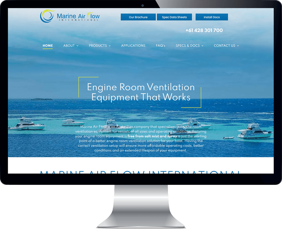 Information website - Marine Air Flow
