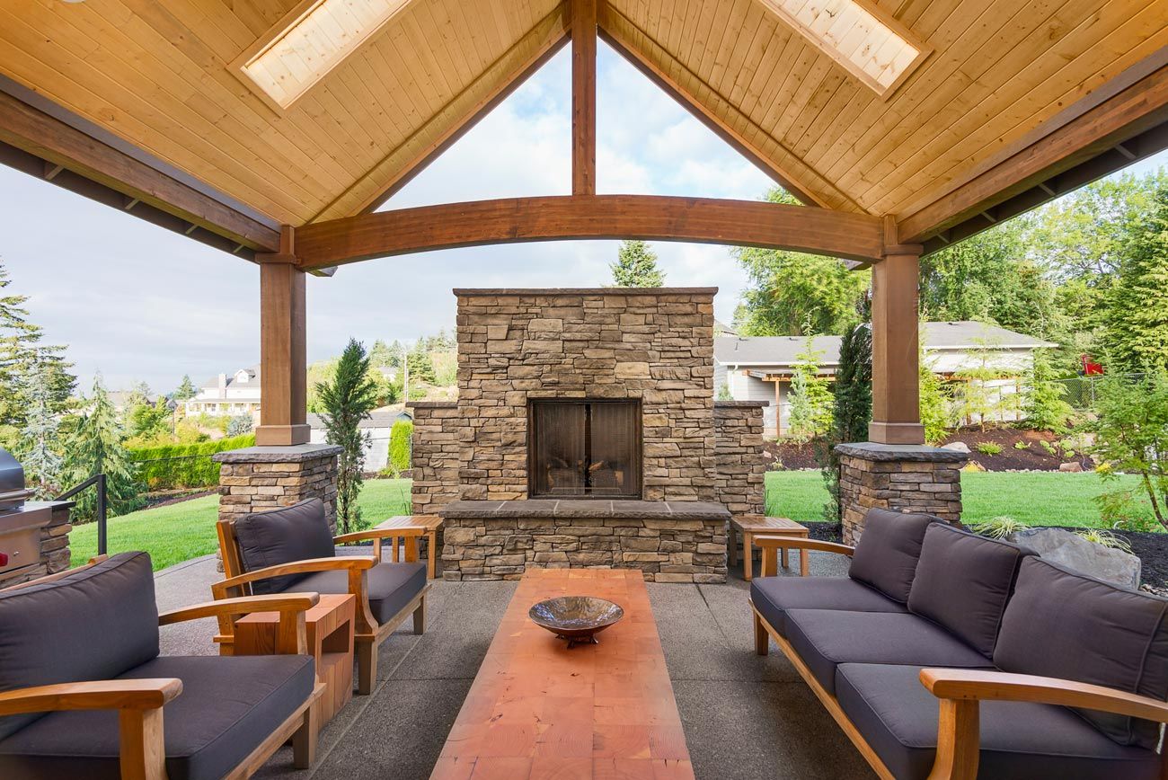 Outdoor Fireplace — Lexington, KY — Pro-Fetick Plumbing