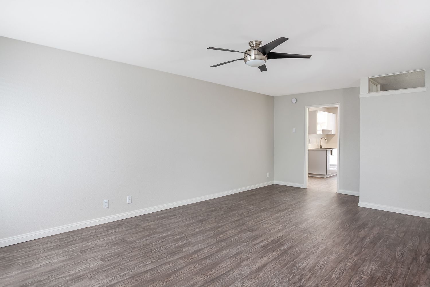 Summerwood interior living area with fan