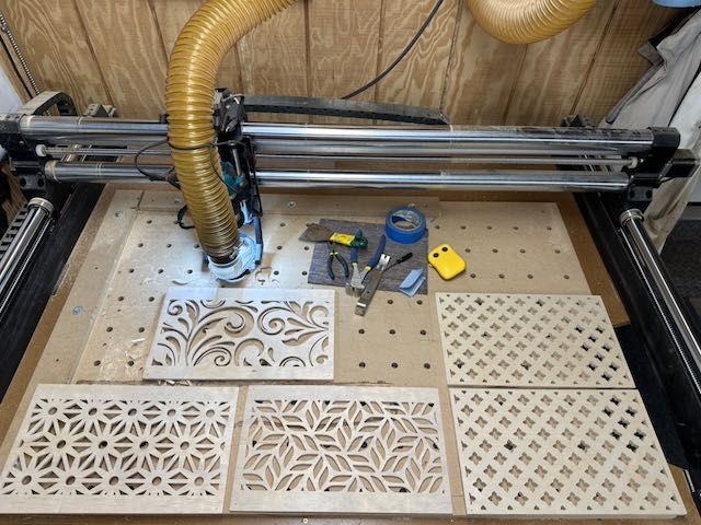 custom cold air return vents- cnc cut designs