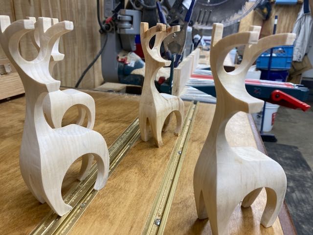 handmade reindeer ornaments