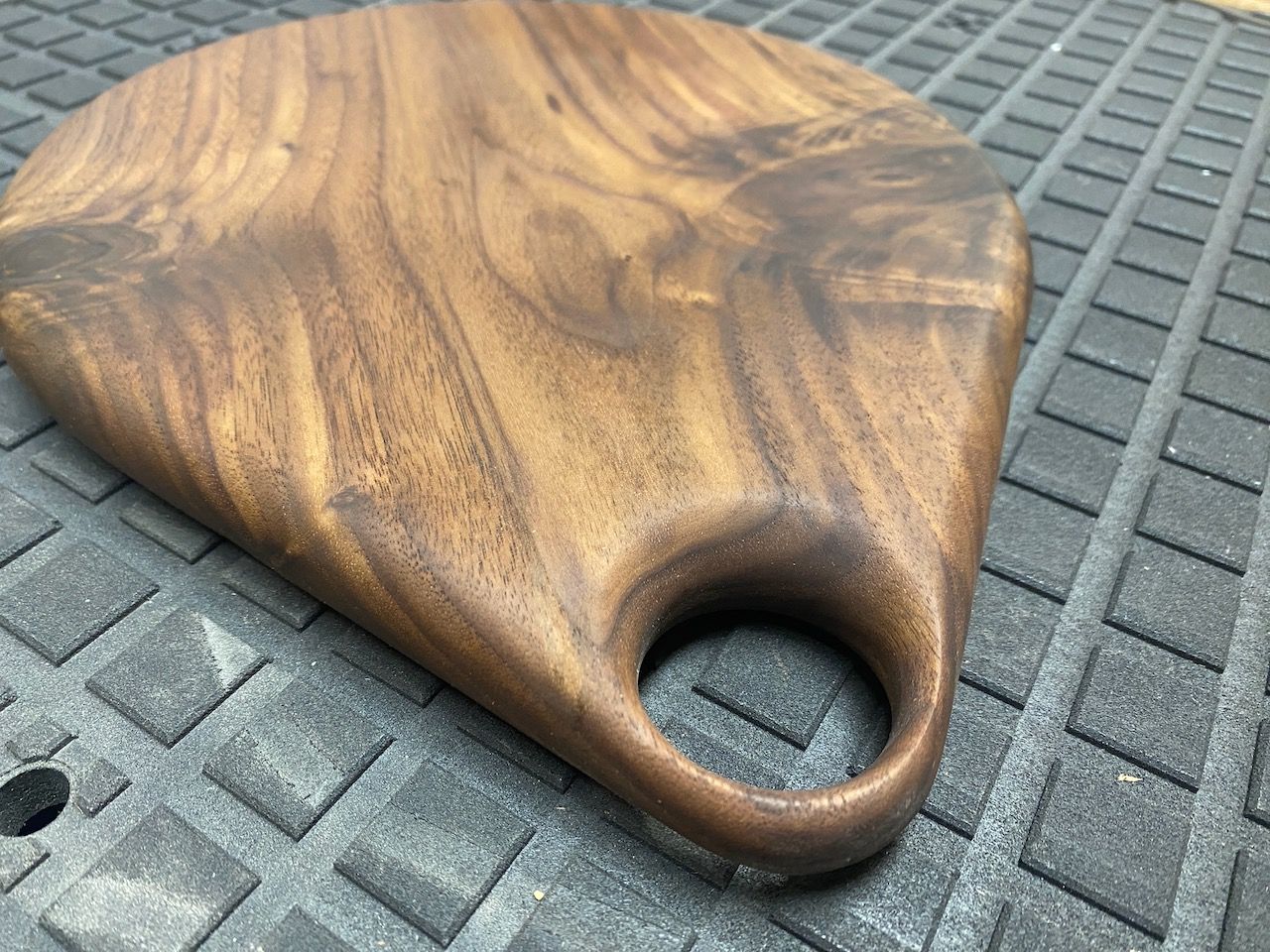 hand made walnut cheese board