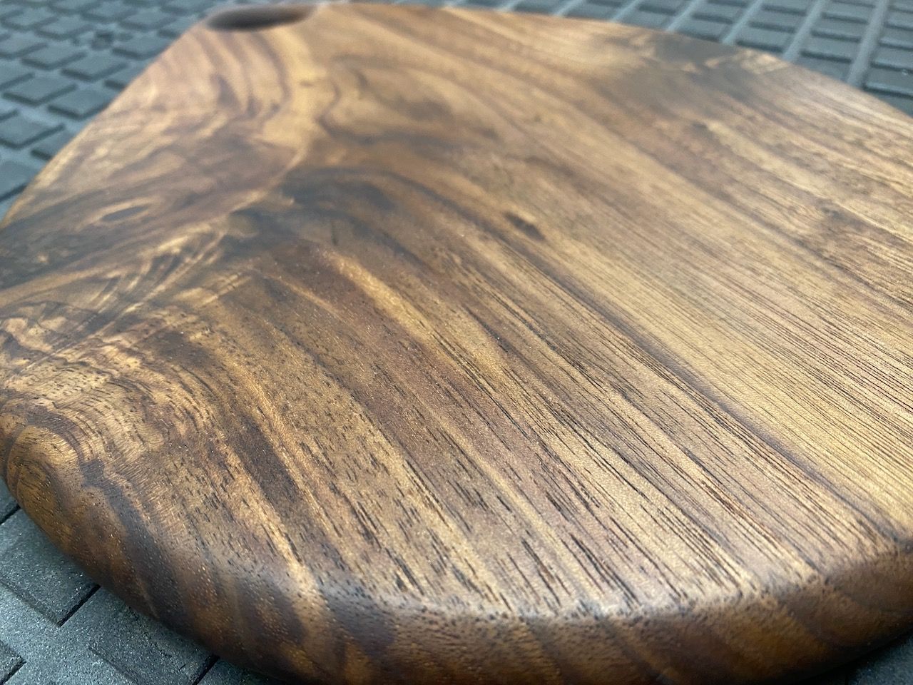 hand made walnut cheese board