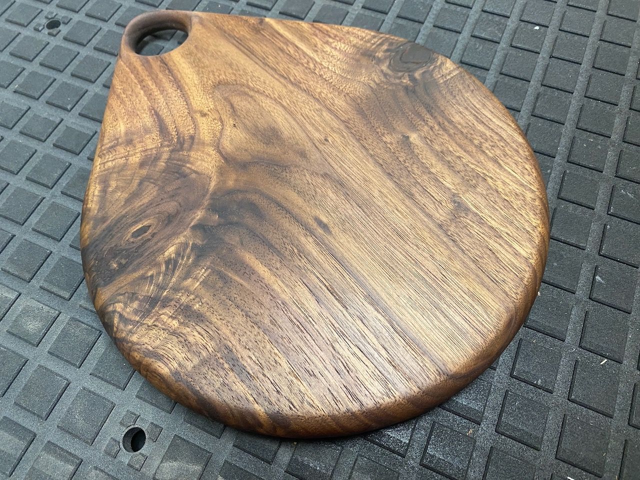 hand made walnut cheese board