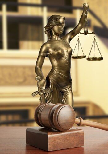 Gavel and Lady of Justice