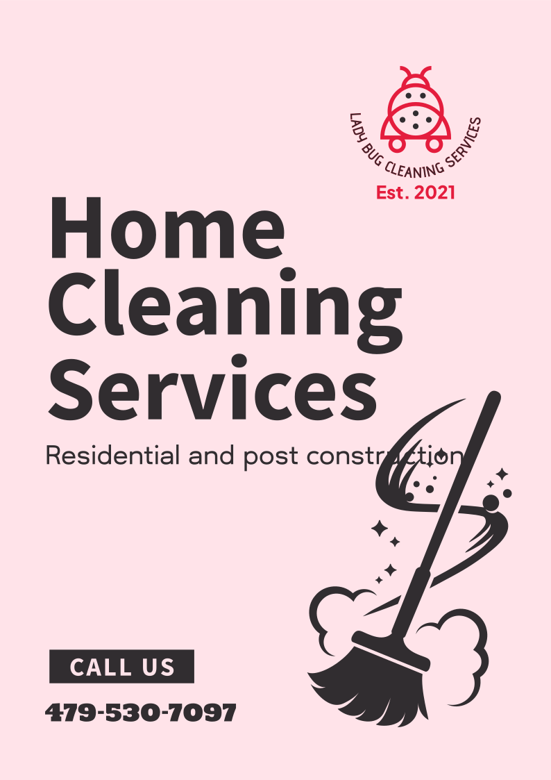 Home Cleaners Springdale, AR Lady Bug Cleaning Services