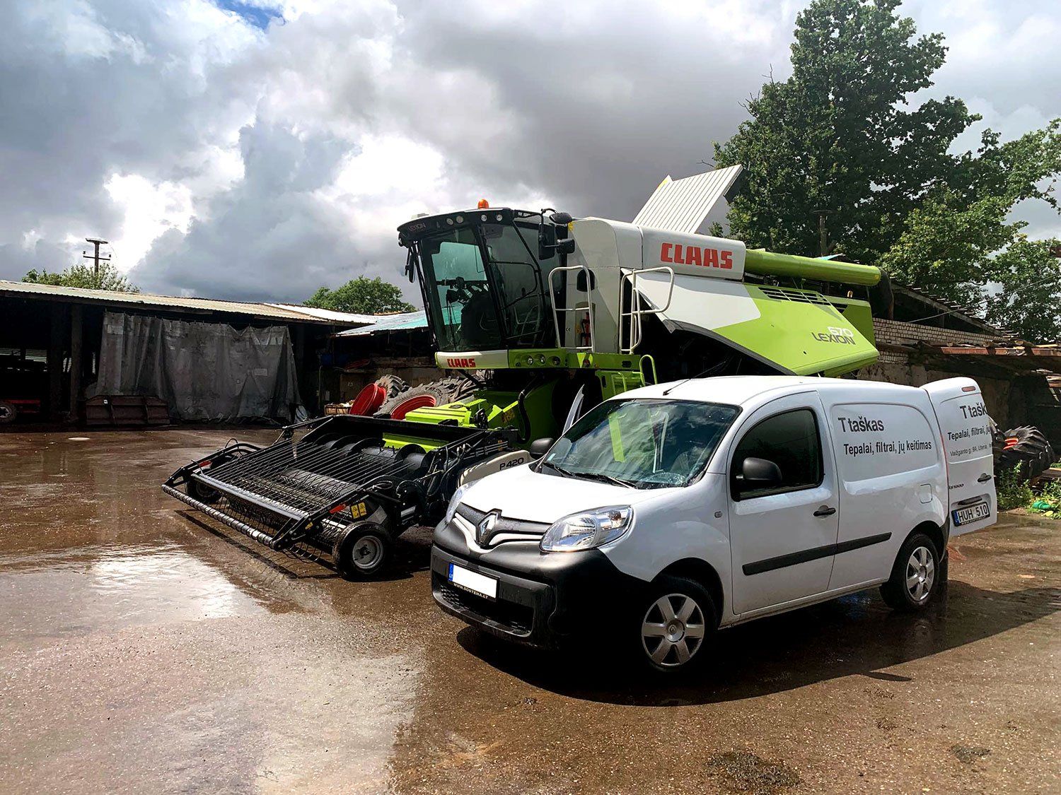 T taškas - parduotuvė autoservisas, Utena