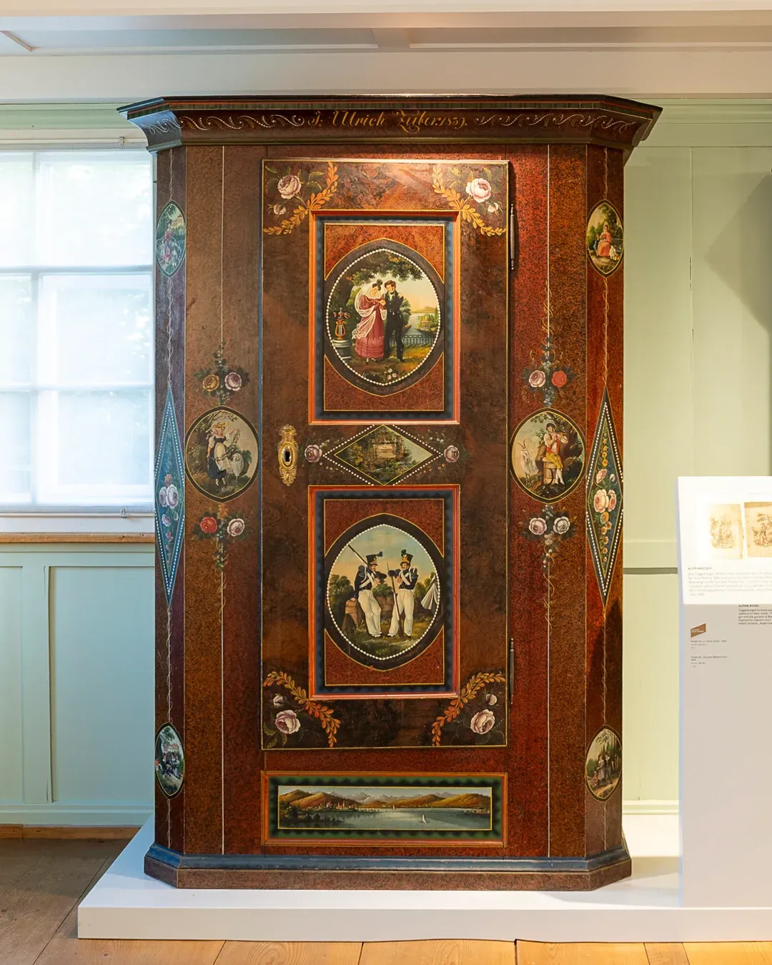 Historische Möbelkunst und Bauernmalerei aus dem Toggenburg im Museum Ackerhus Ebnat-Kappel