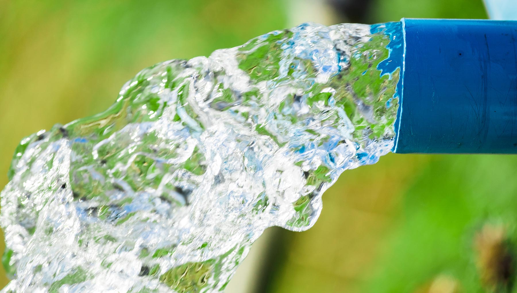 Water Flowing From Pipe — Dorset, Vermont — Frost Well And Pumps