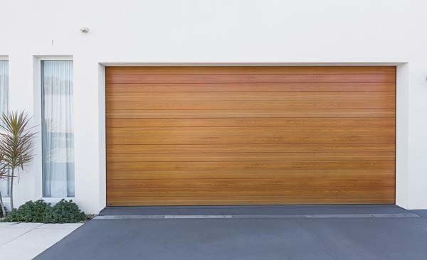 wood roller garage door