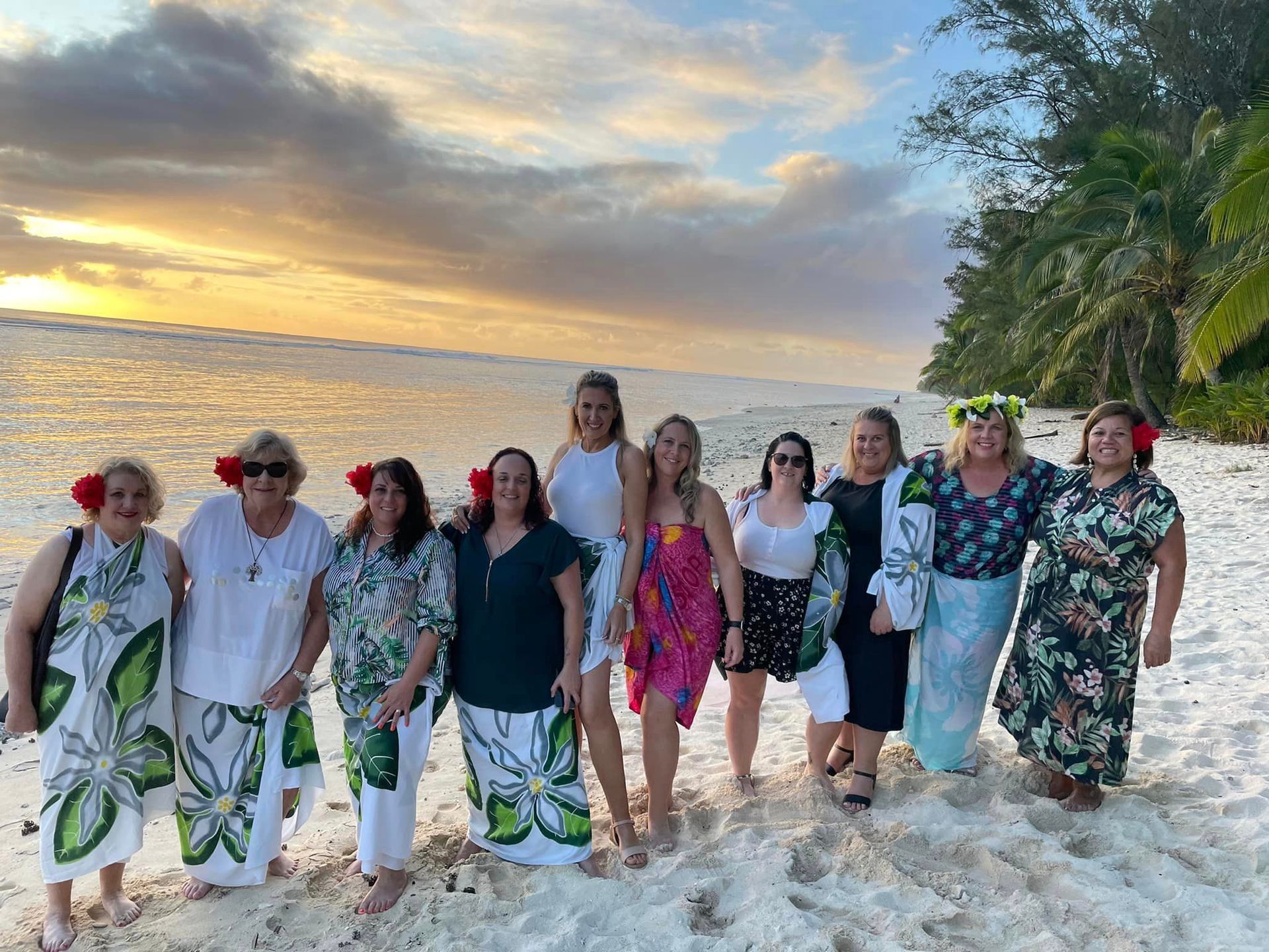 A NOWW group of women by the sea