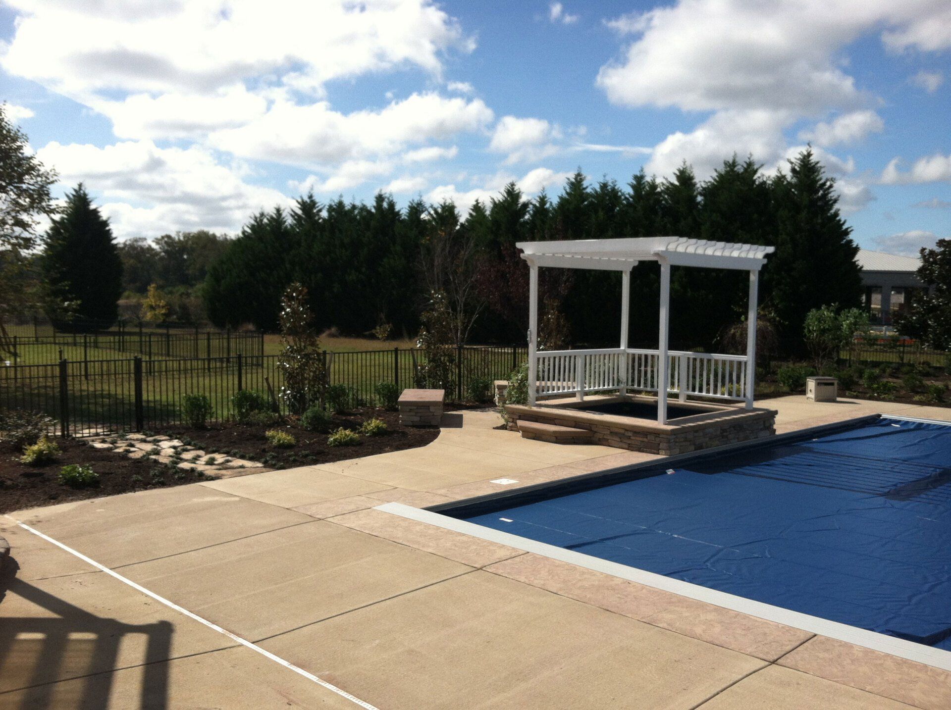 Clark Pergola — Chesapeake, VA — Brooks Landscaping, Inc.