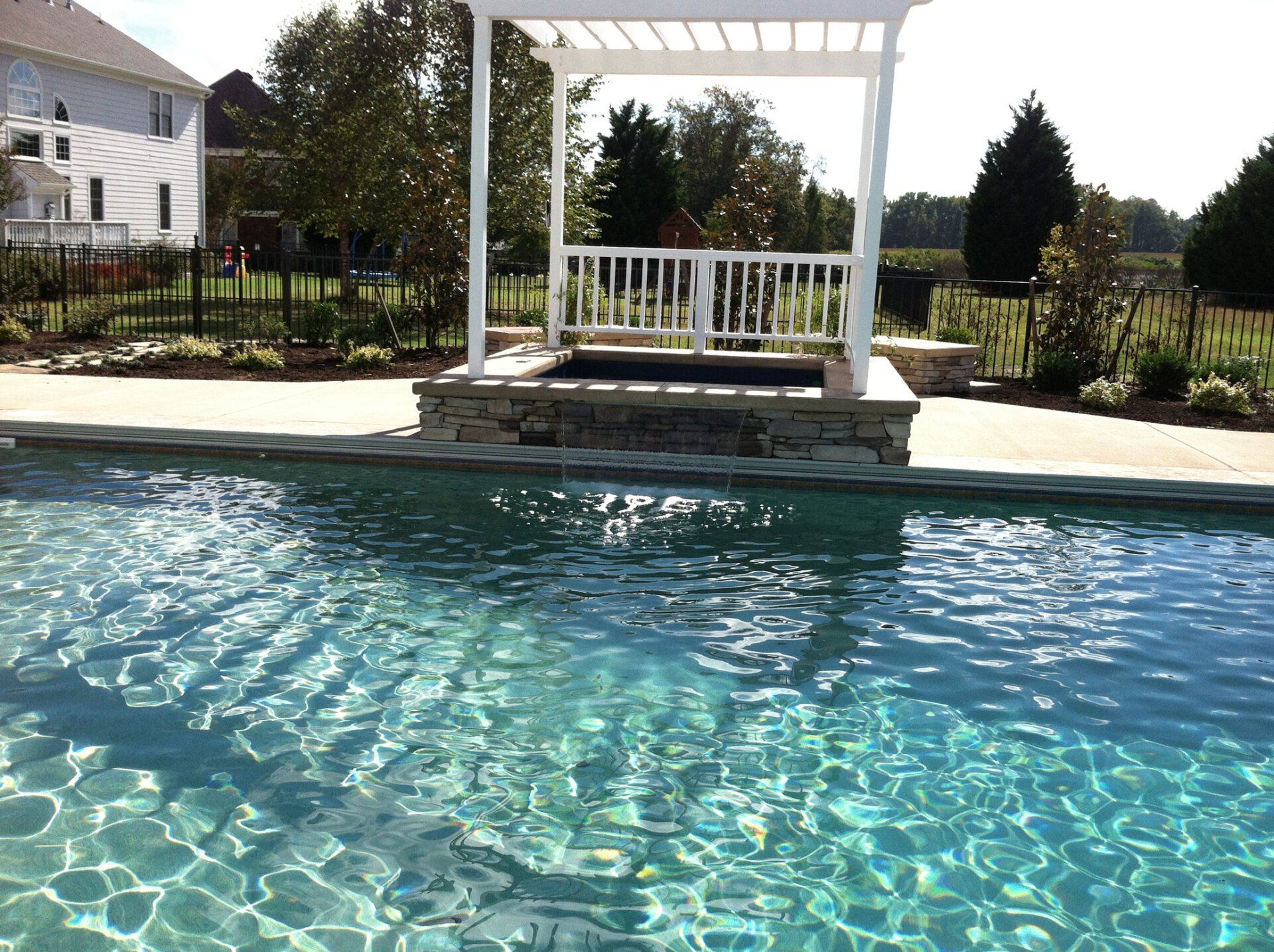 White Fountain — Chesapeake, VA — Brooks Landscaping, Inc.