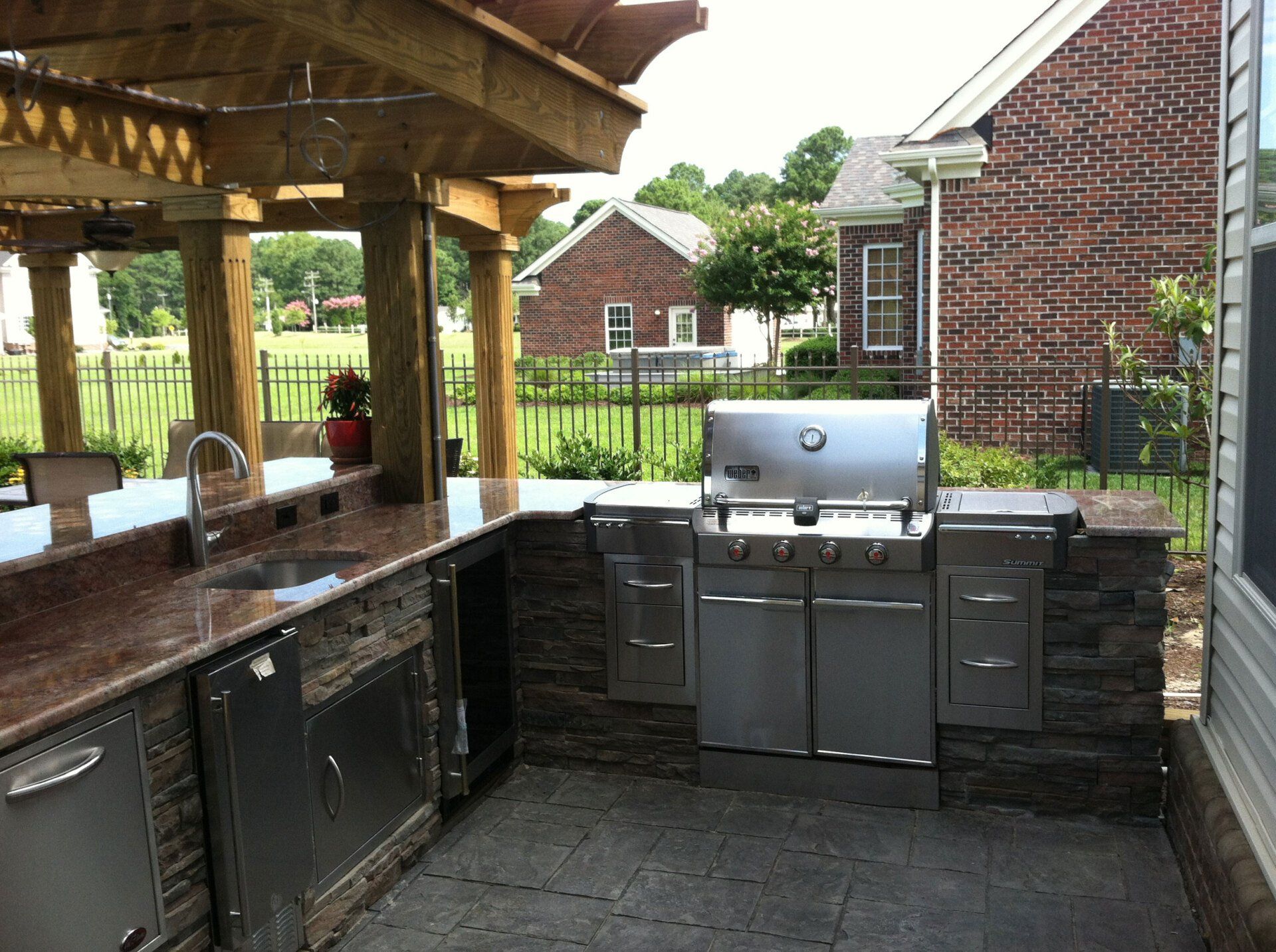 Cordero Bar Inside — Chesapeake, VA — Brooks Landscaping, Inc.