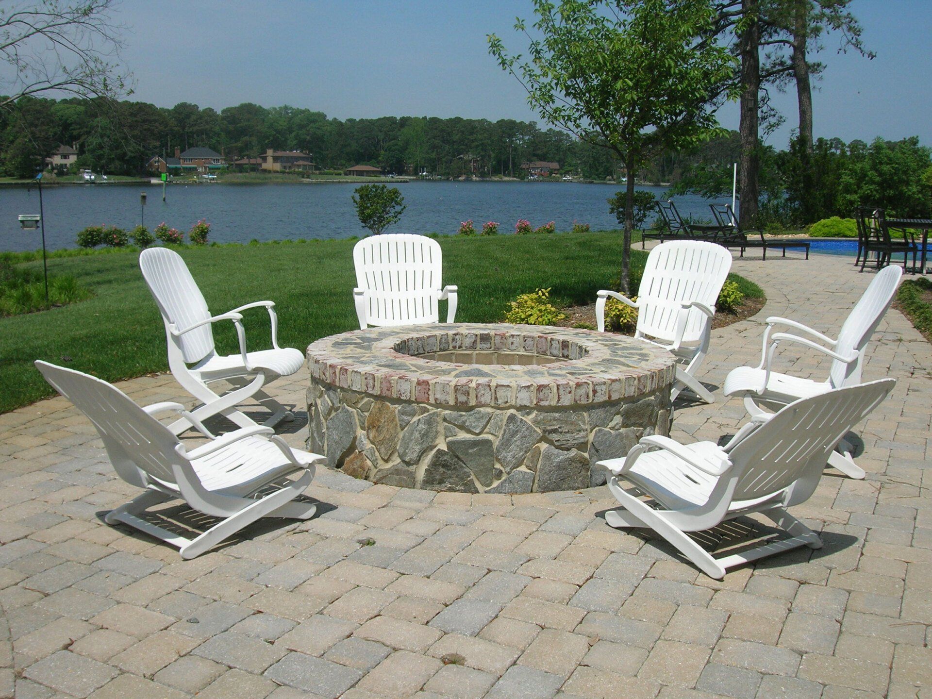 Firepit — Chesapeake, VA — Brooks Landscaping, Inc.