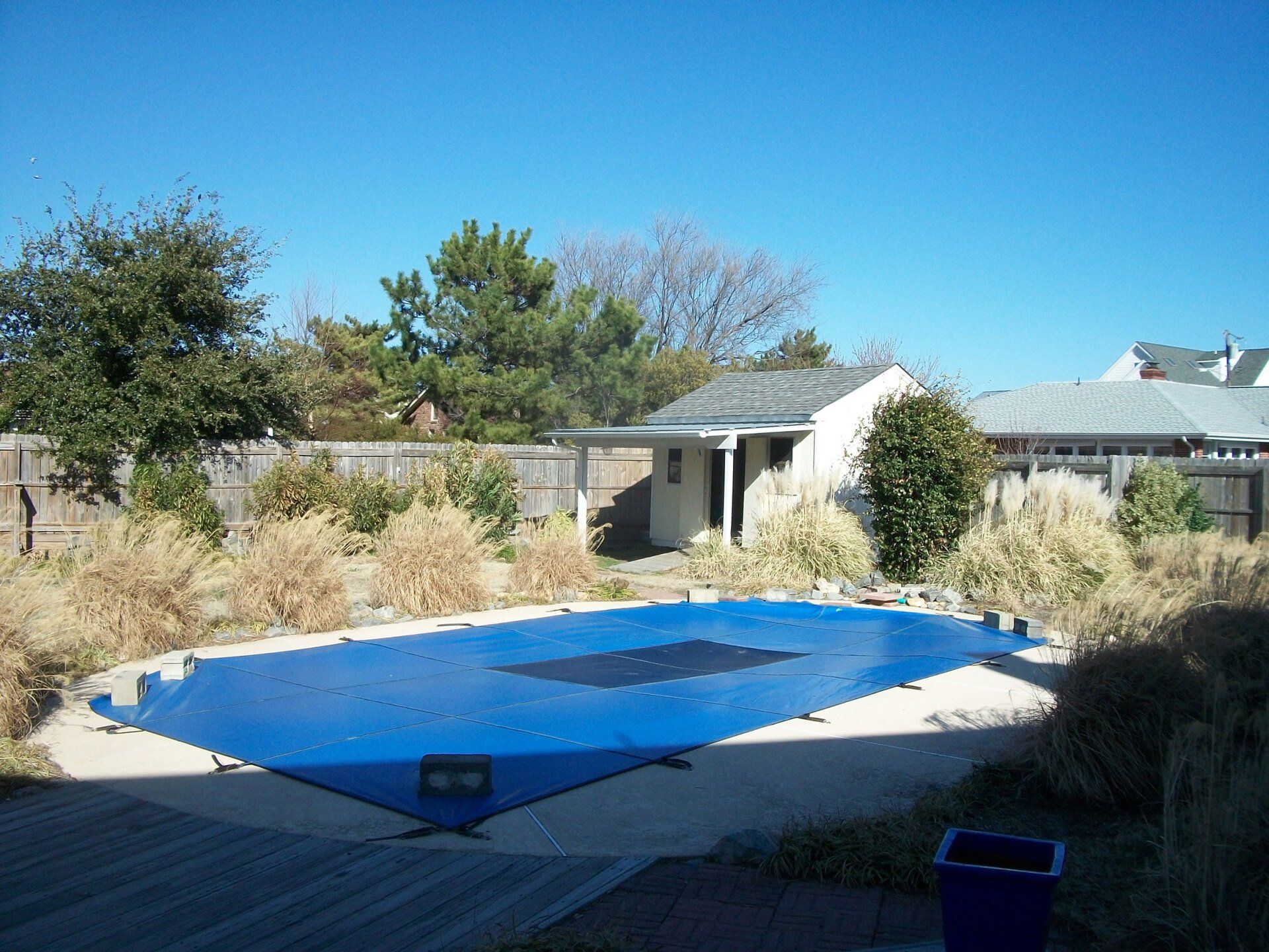 Jordan Pool Backyard — Chesapeake, VA — Brooks Landscaping, Inc.