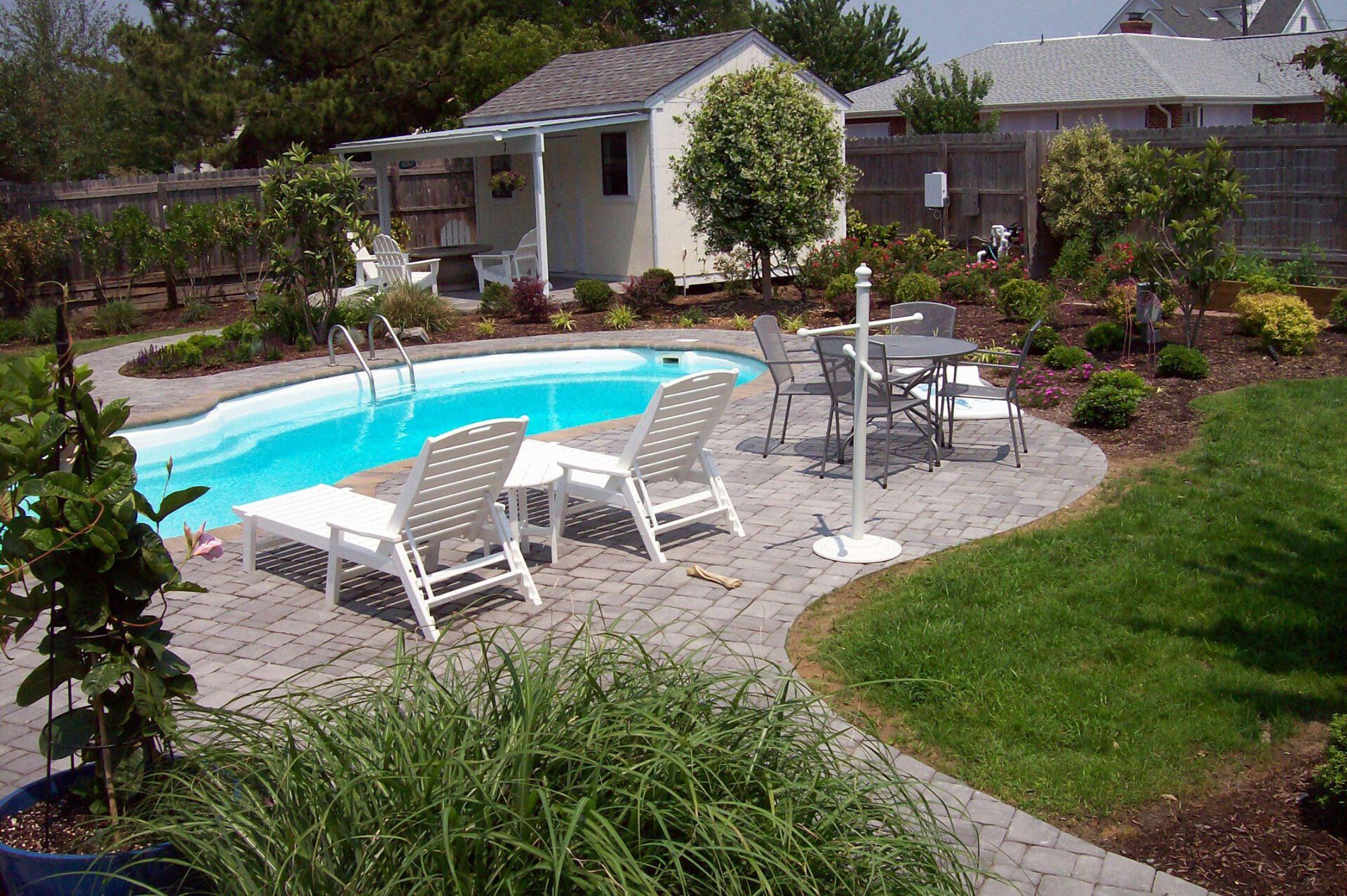 Jordan Backyard — Chesapeake, VA — Brooks Landscaping, Inc.