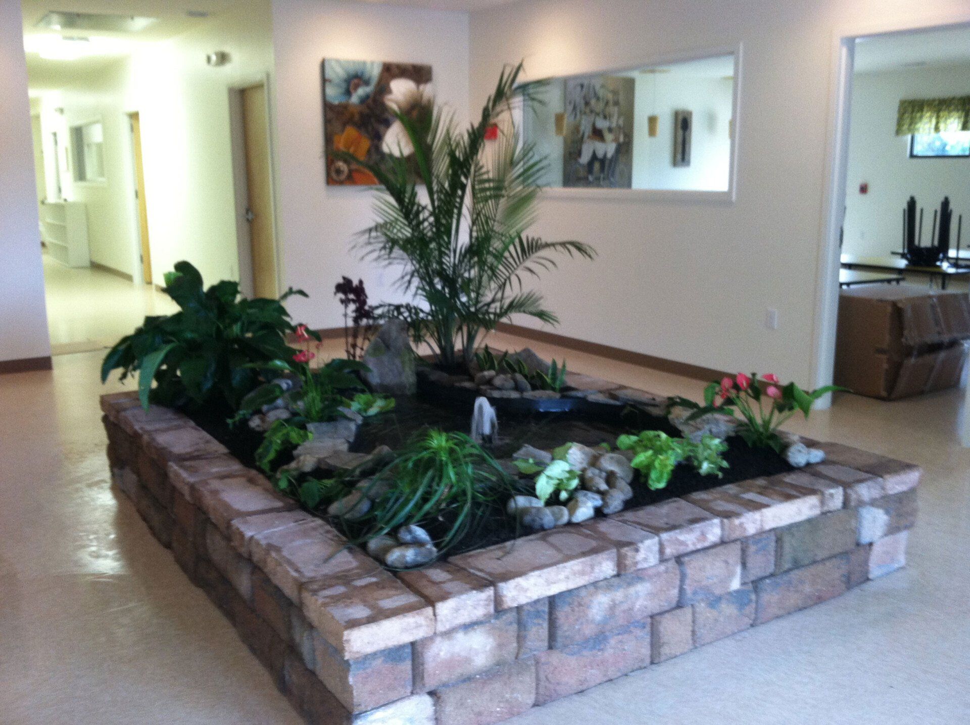 Montisorry School Water Feature — Chesapeake, VA — Brooks Landscaping, Inc.