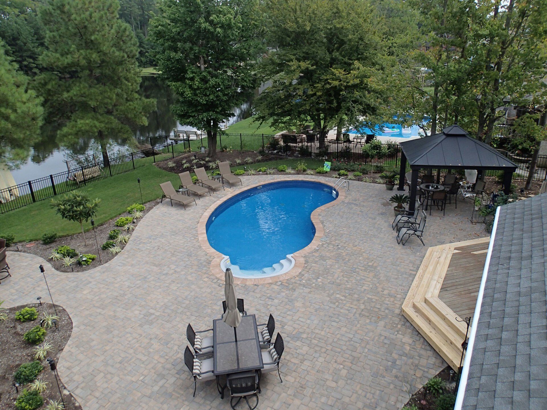 Perkey Pool — Chesapeake, VA — Brooks Landscaping, Inc.