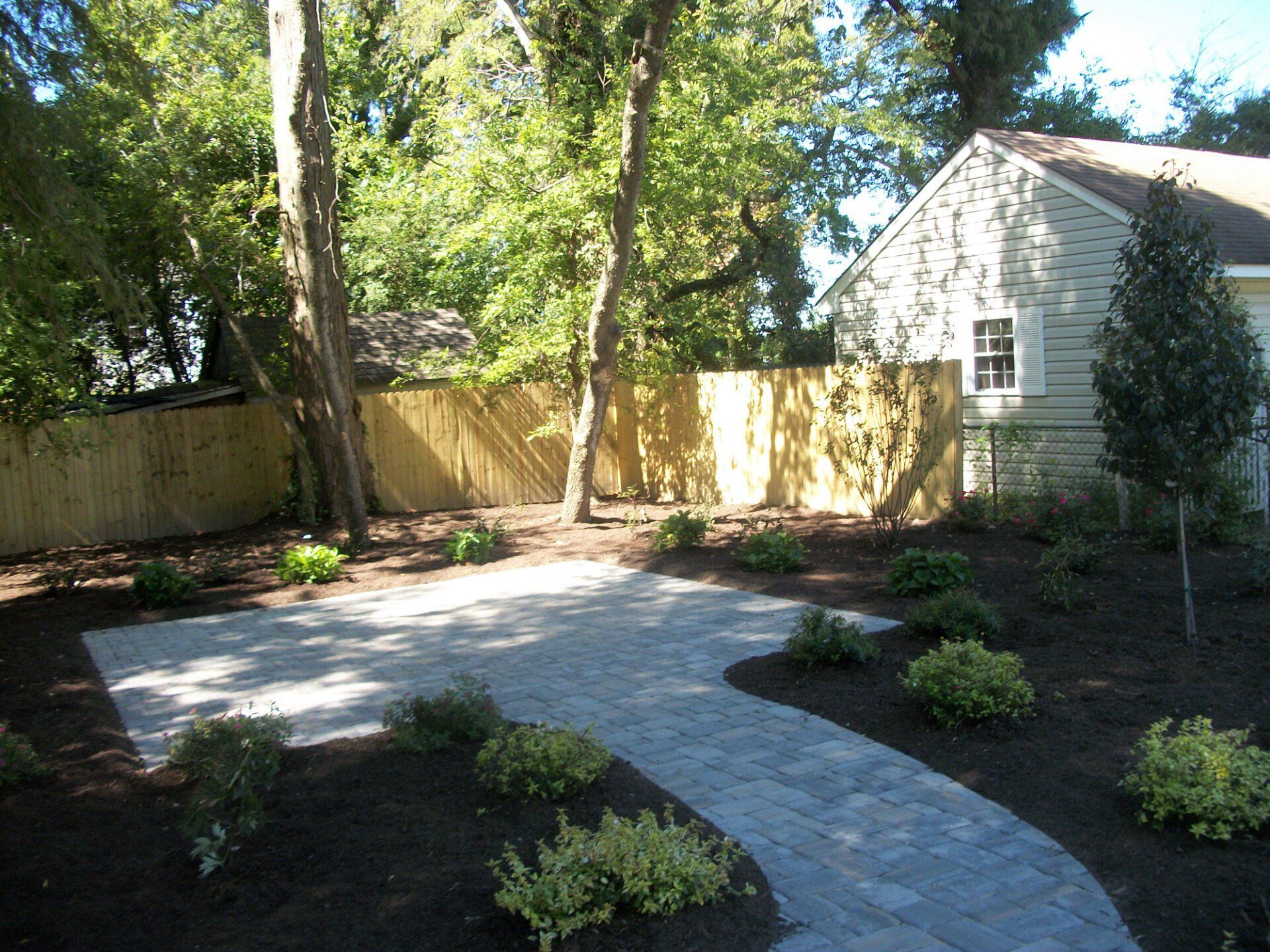 Roman Paver Patio — Chesapeake, VA — Brooks Landscaping, Inc.