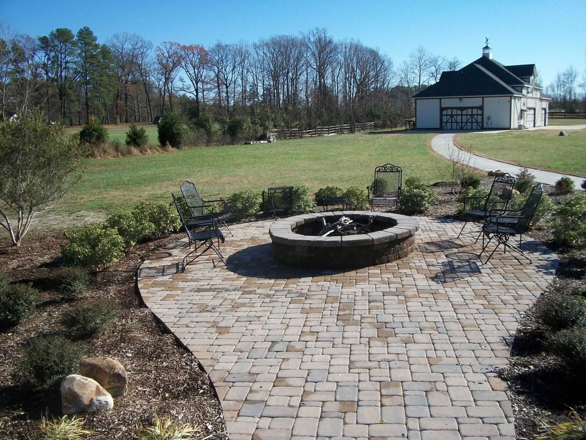 Sellers Fire Pit2 — Chesapeake, VA — Brooks Landscaping, Inc.
