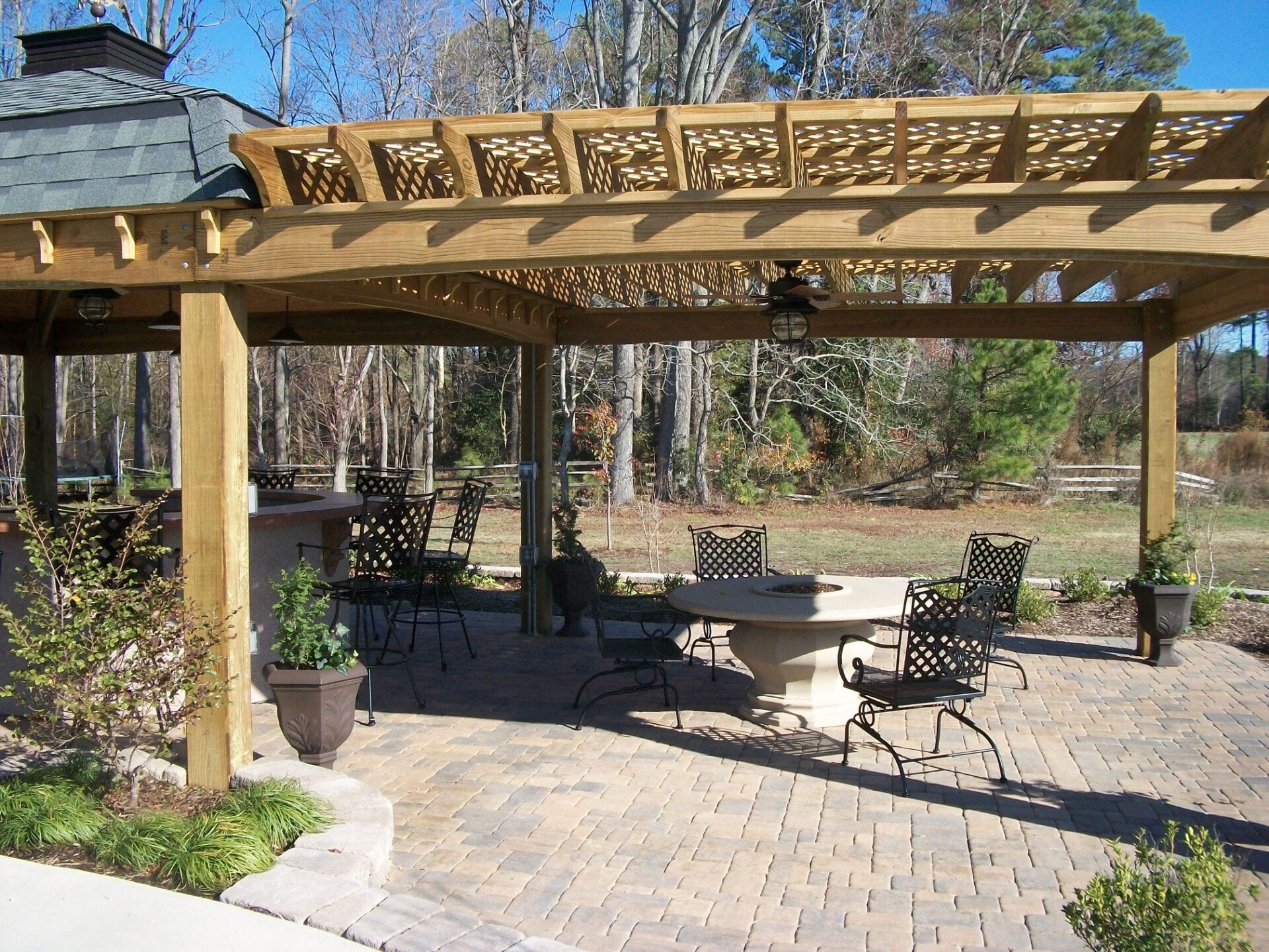 Sellers Firetable — Chesapeake, VA — Brooks Landscaping, Inc.