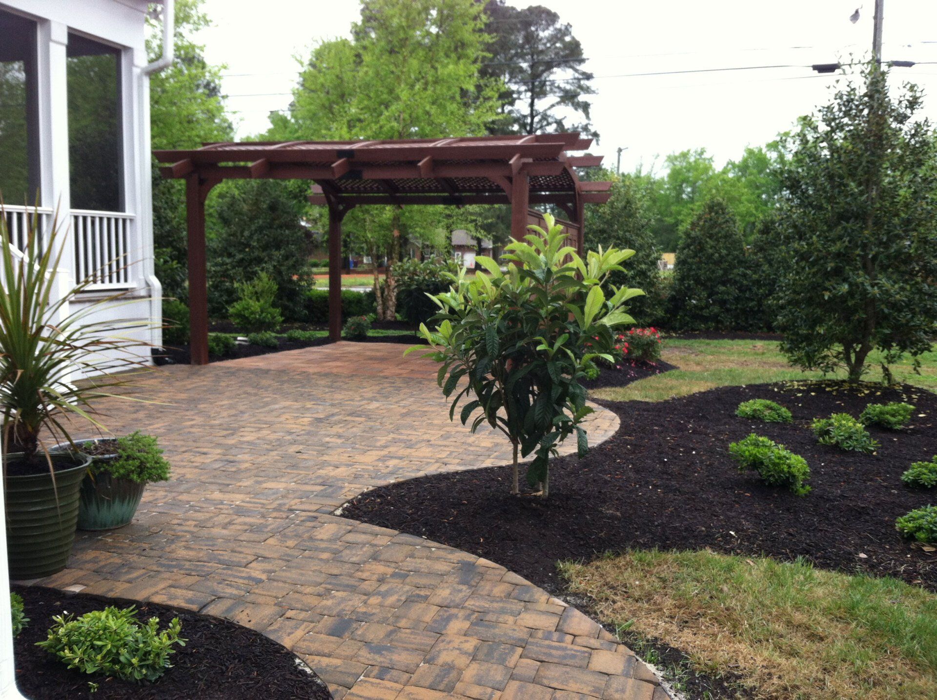 Waild Paver Patio — Chesapeake, VA — Brooks Landscaping, Inc.