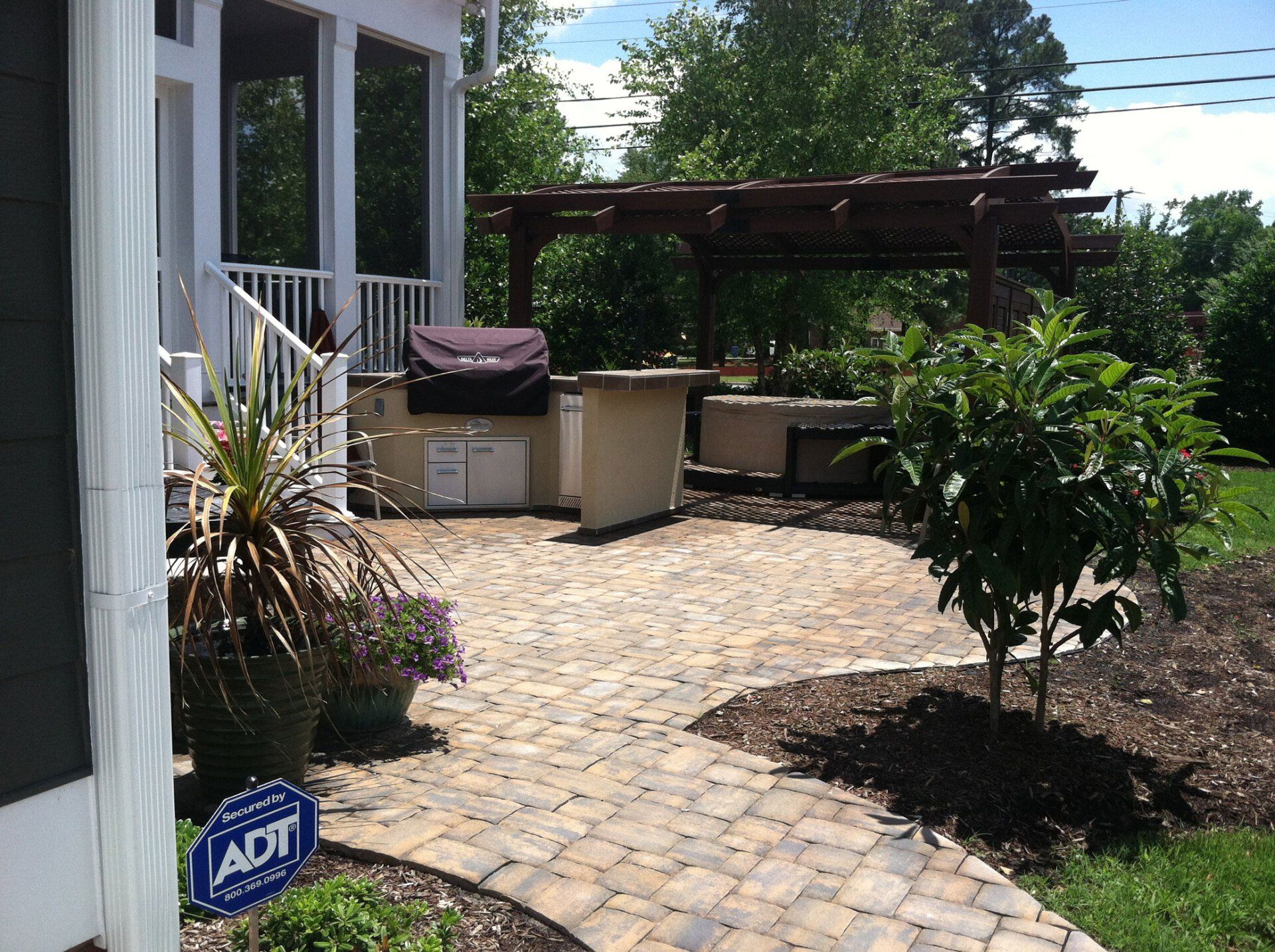 Waild Paver Patio — Chesapeake, VA — Brooks Landscaping, Inc.