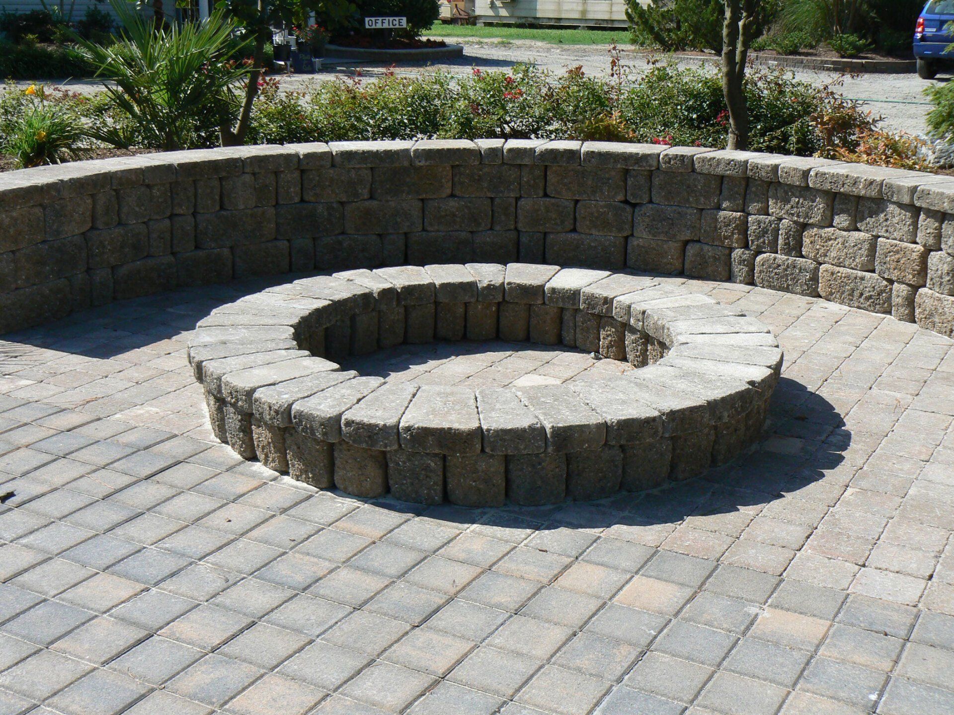 Firepit Big5 — Chesapeake, VA — Brooks Landscaping, Inc.