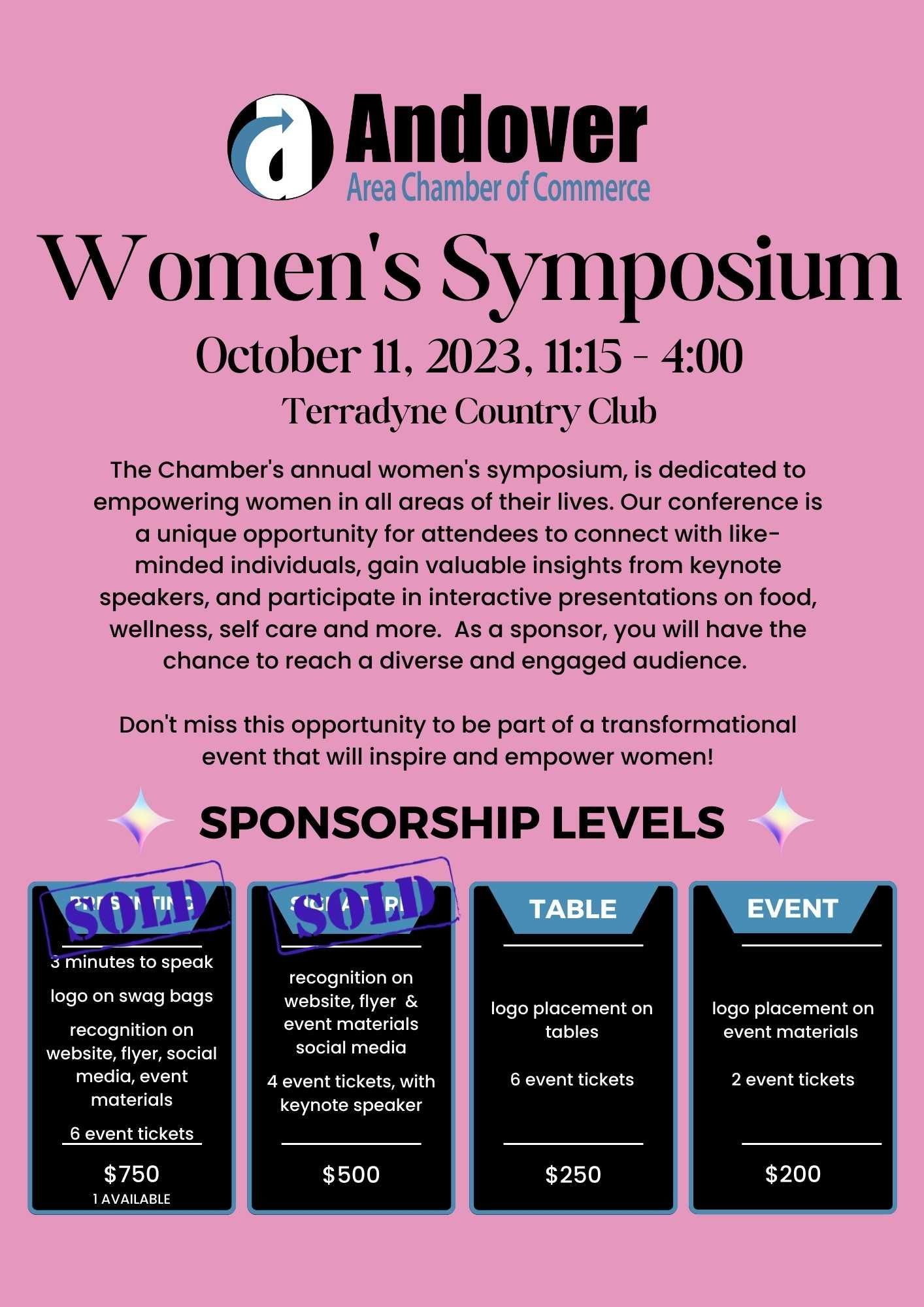 Women's Symposium Flyer