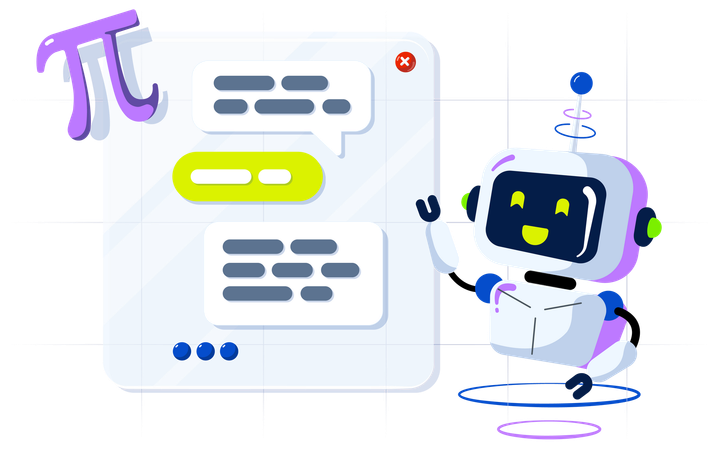De AI-chatbot van Learn-flix helpt een leerling bij het oplossen van een wiskundeopgave.
