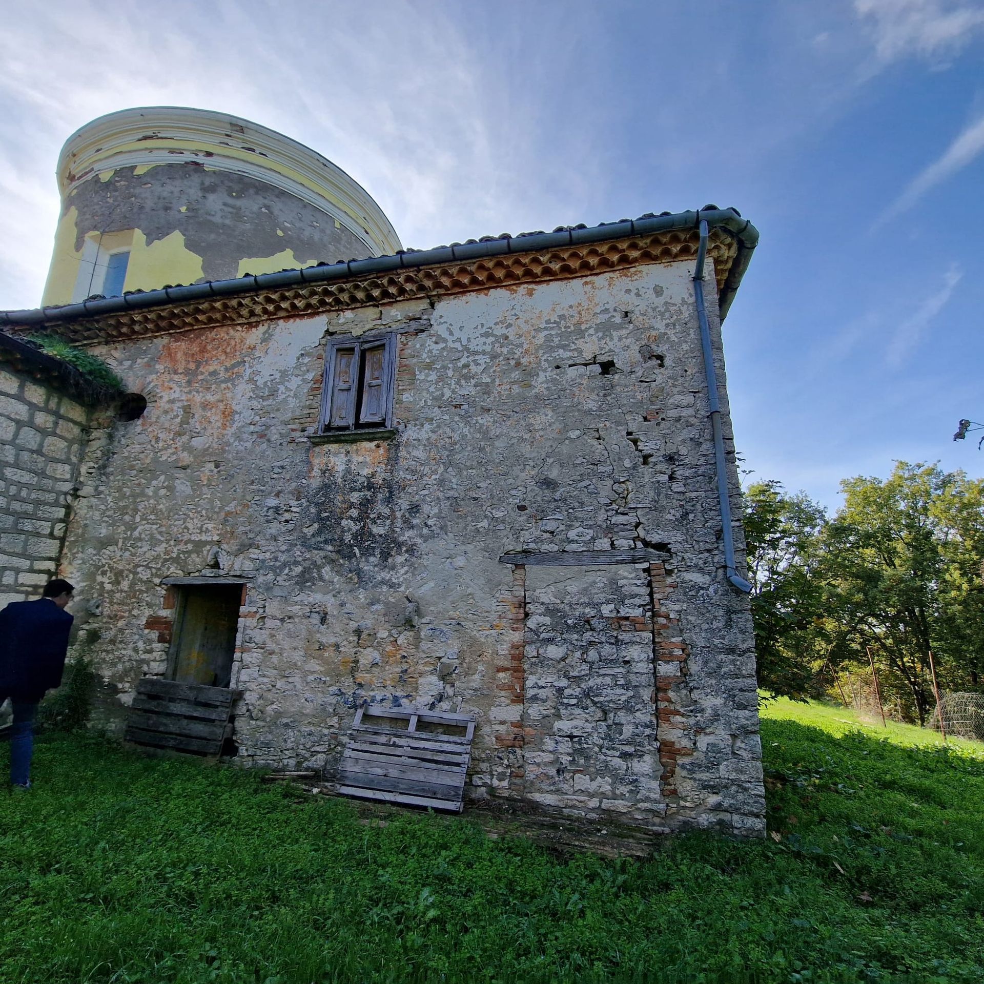 lavori chiesetta della madonna della neve del tratturo