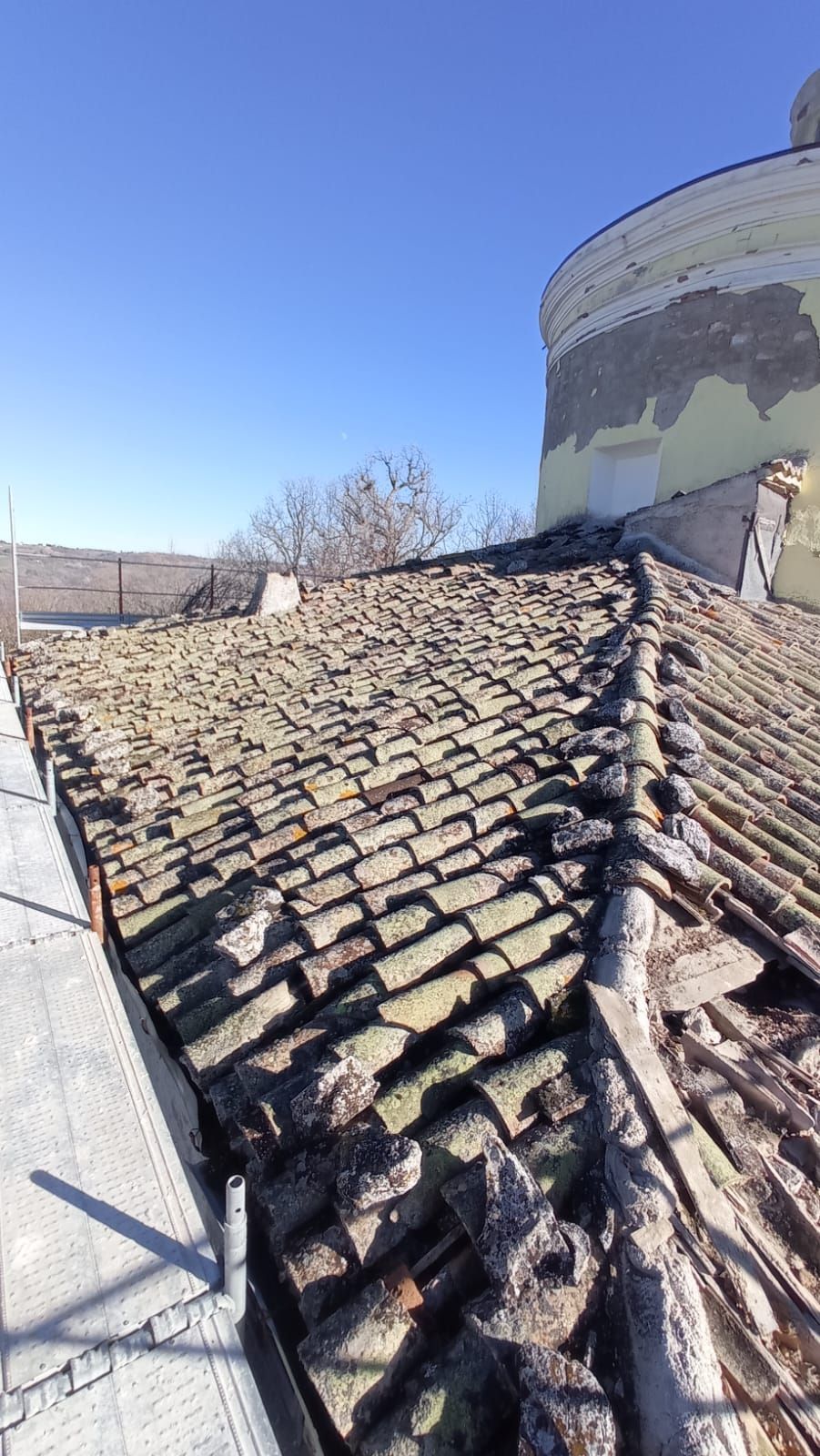 lavori chiesetta della madonna della neve del tratturo