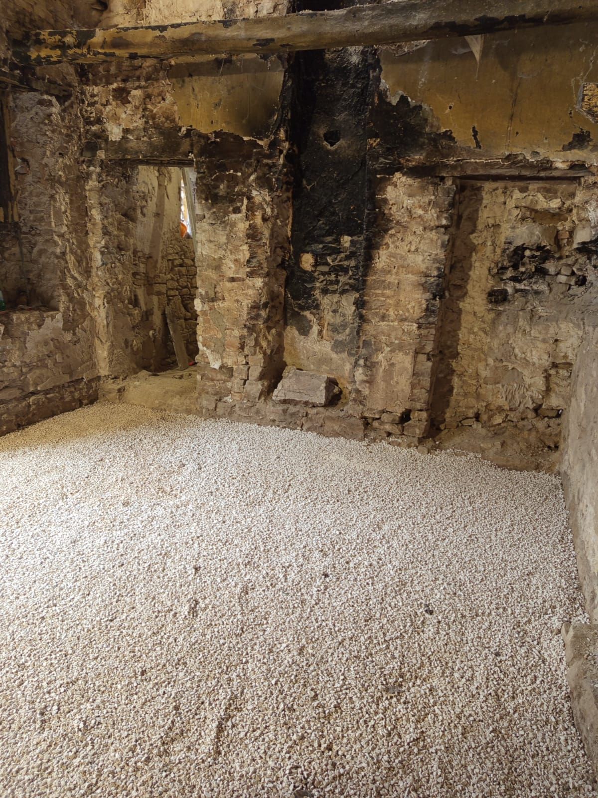 lavori chiesetta della madonna della neve del tratturo