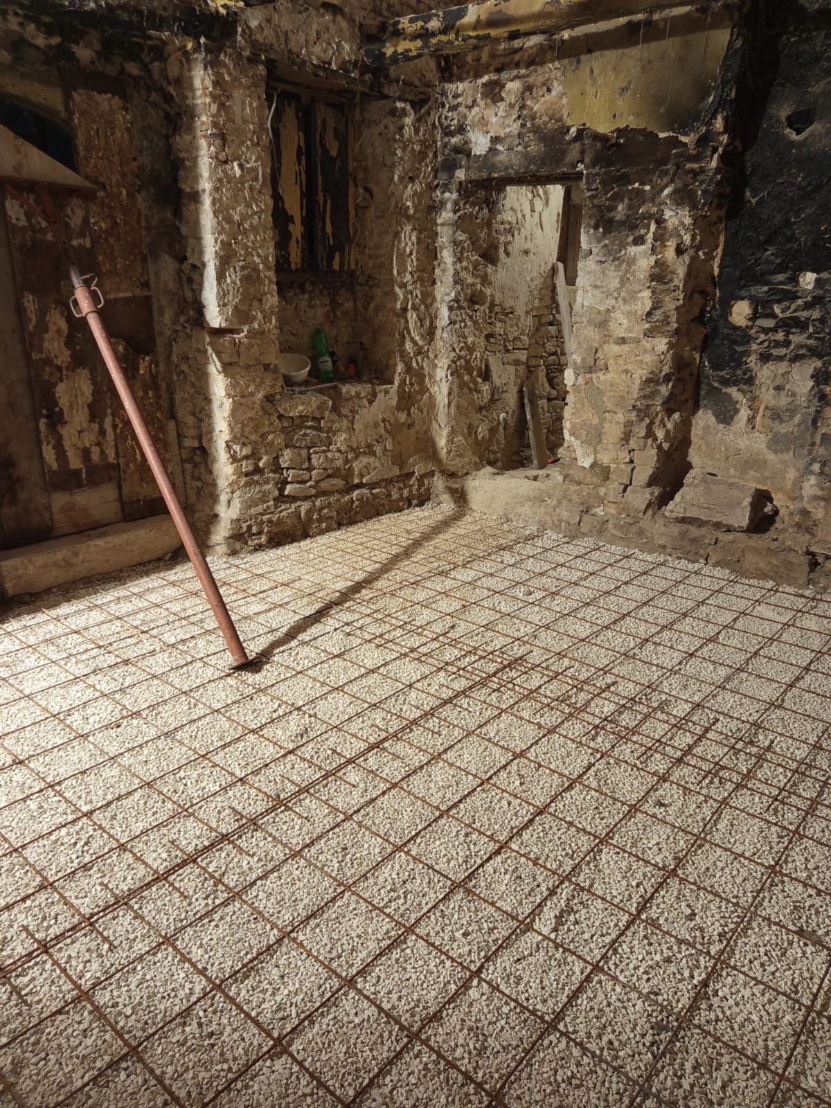 lavori chiesetta della madonna della neve del tratturo