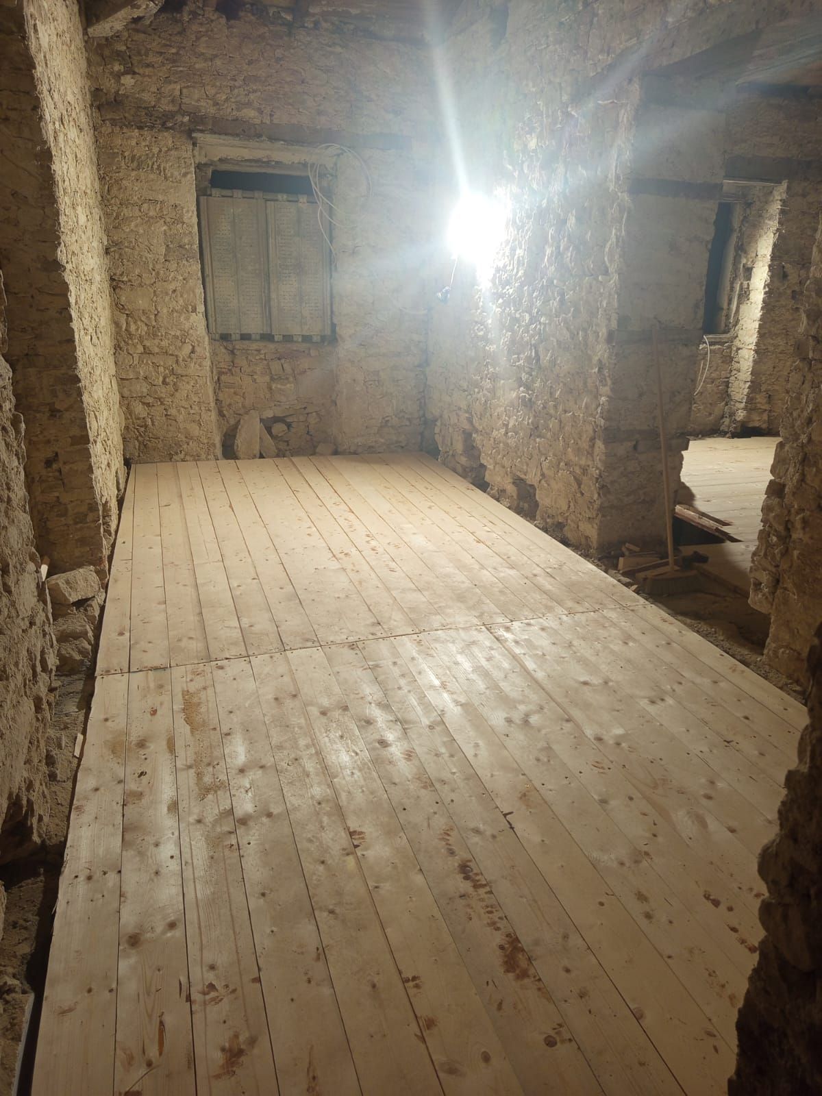 lavori chiesetta della madonna della neve del tratturo