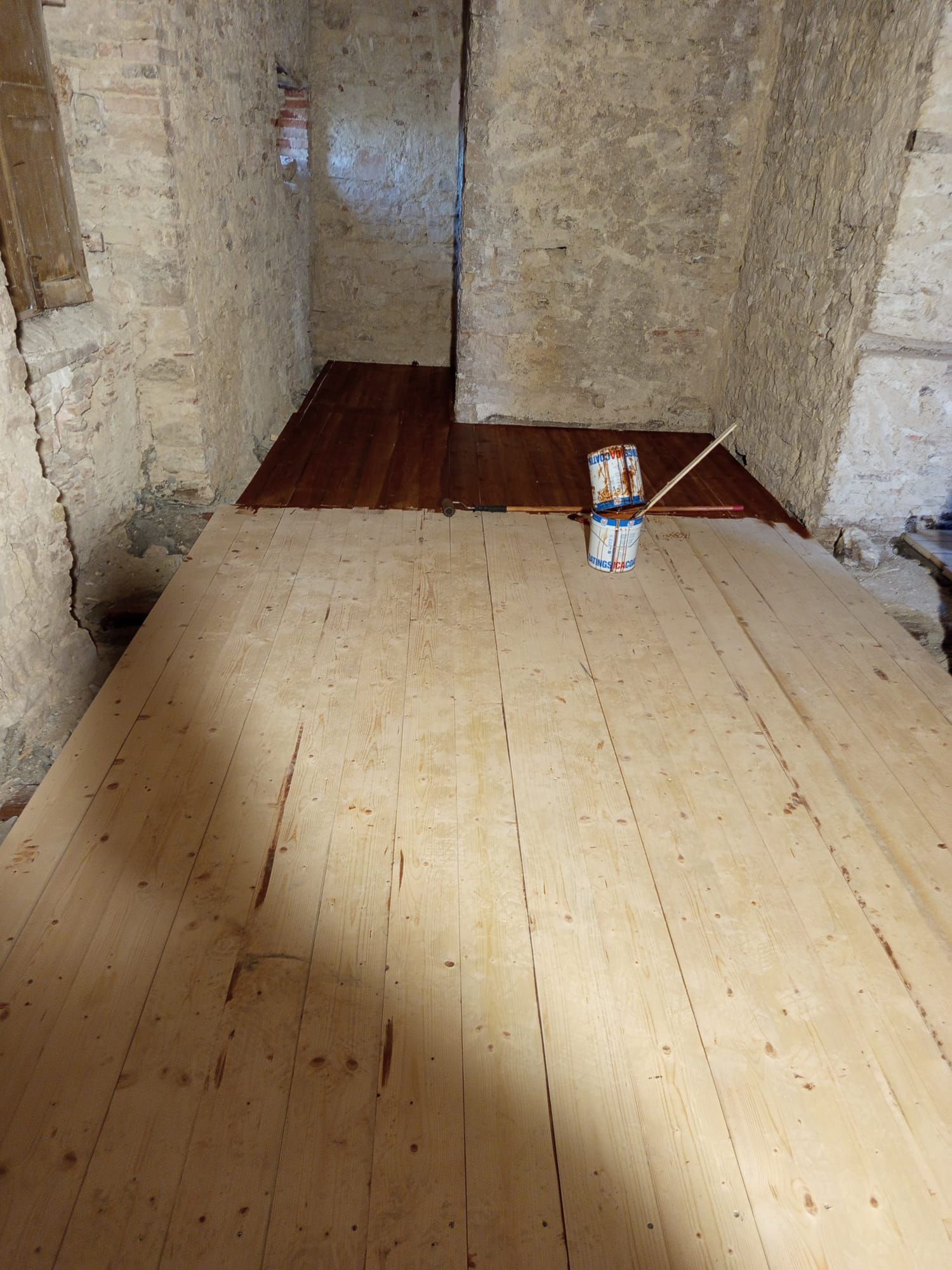 lavori chiesetta della madonna della neve del tratturo