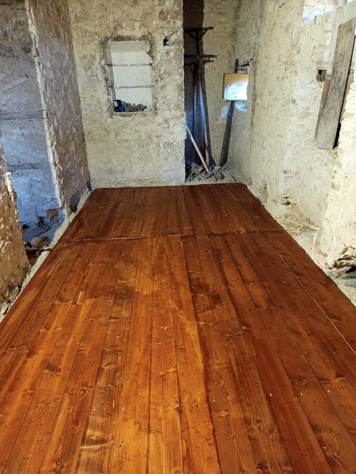 lavori chiesetta della madonna della neve del tratturo