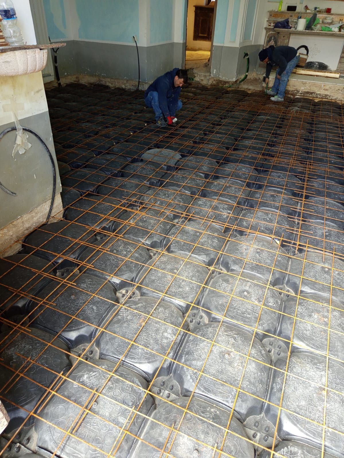 lavori chiesetta della madonna della neve del tratturo