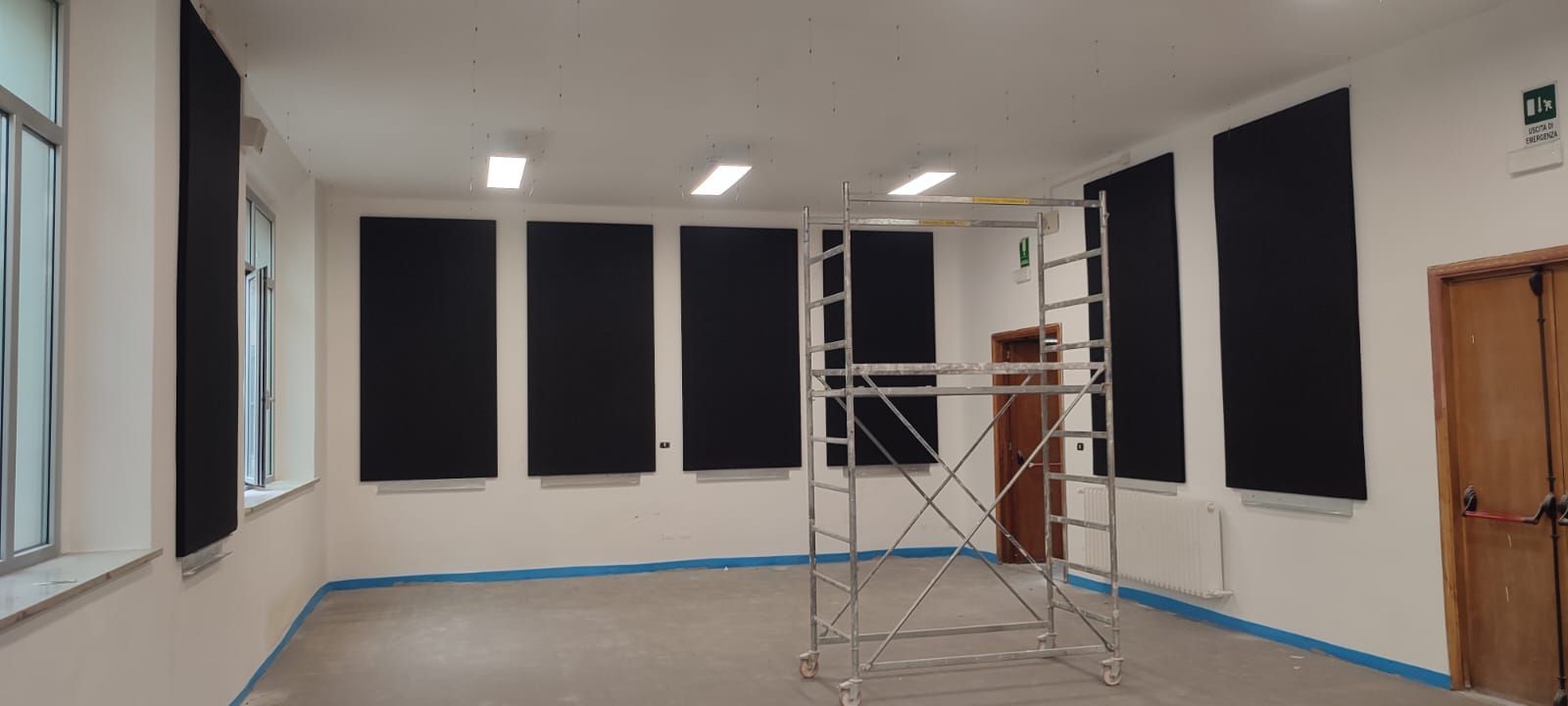 lavori aula magna leonardo da vinci