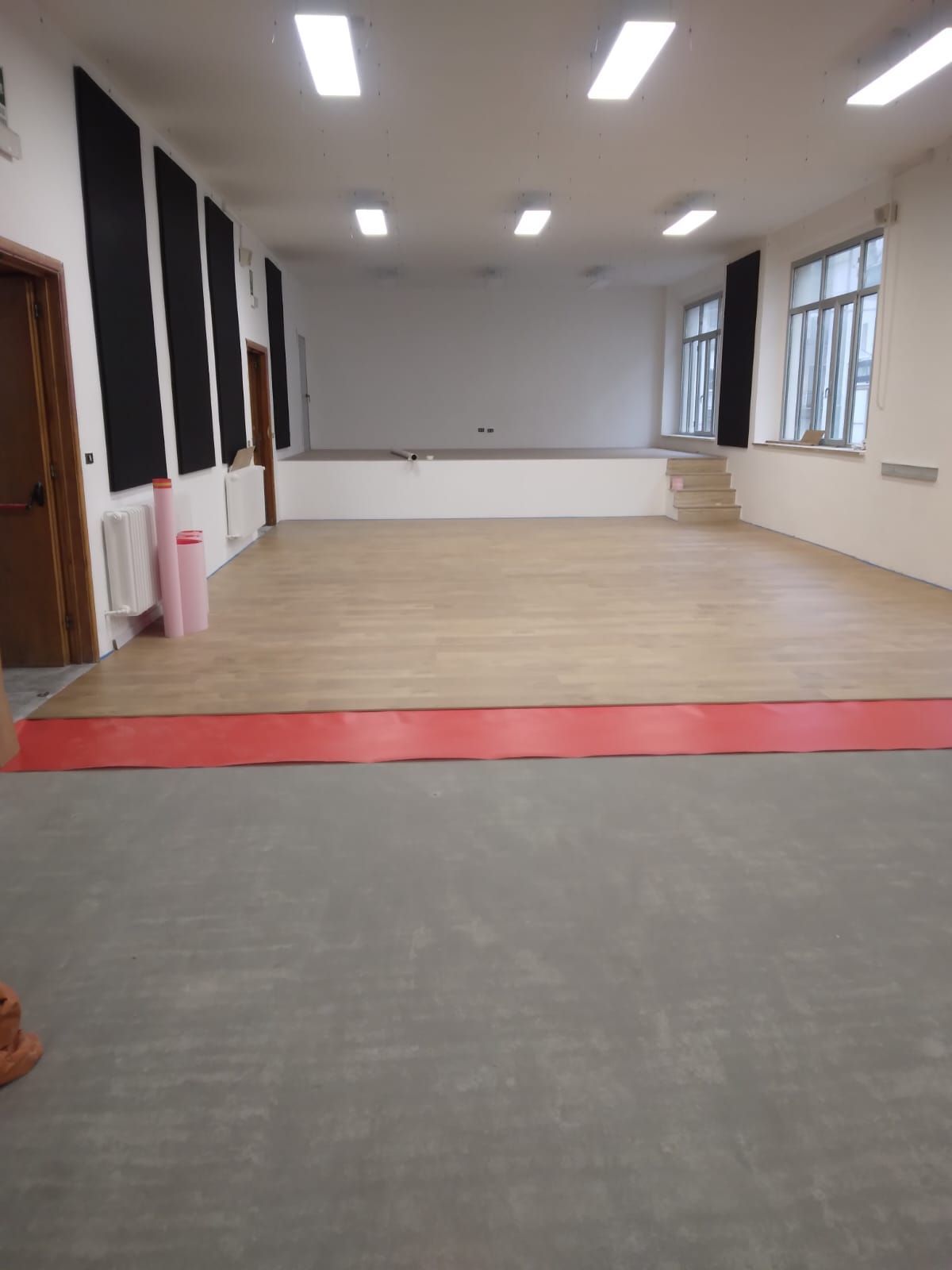 lavori aula magna leonardo da vinci