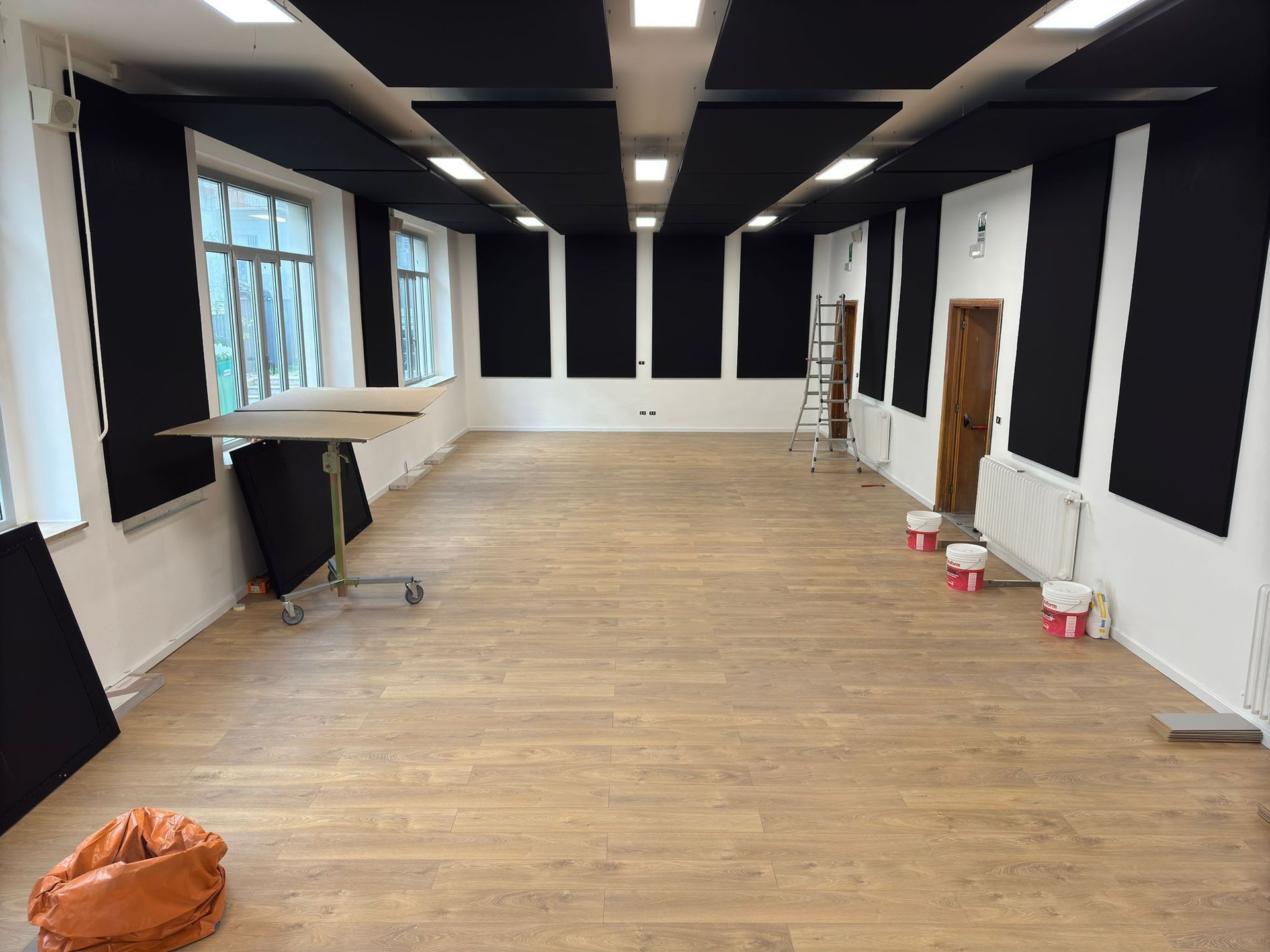 lavori aula magna leonardo da vinci