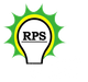 Green sunburst around a lightbulb shape with "RPS" in bold letters.