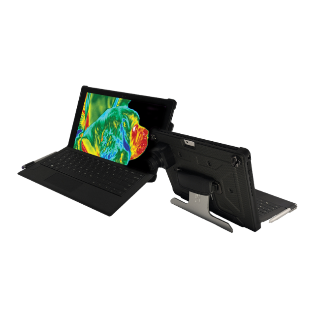 A sleek, metallic Luna Nova device, opened to reveal internal components.